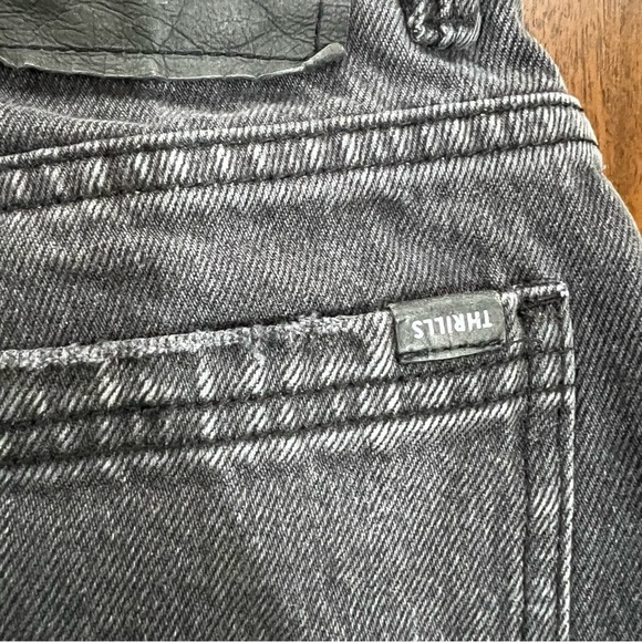 Thrills Thelma Short Faded Black Cut Off Size W 22 - Picture 8 of 13